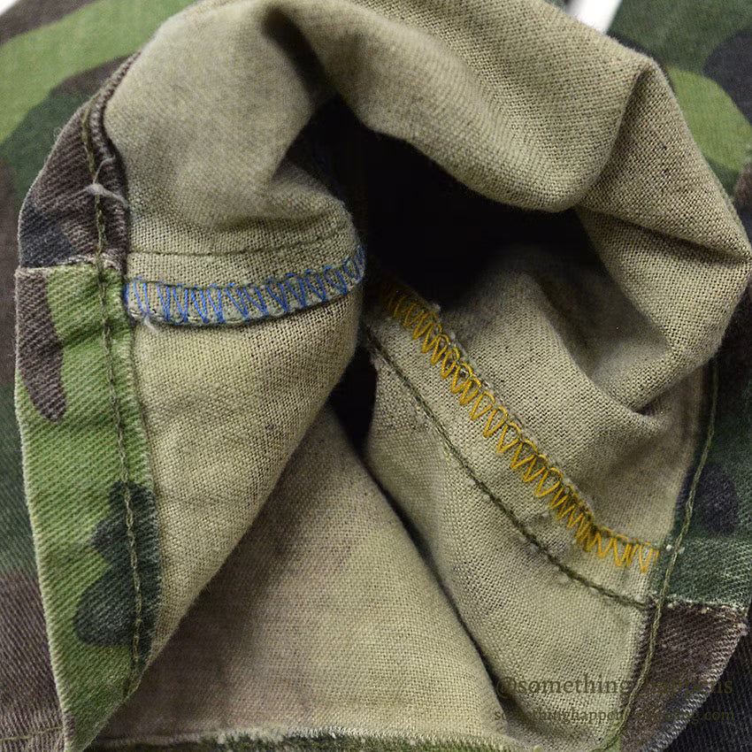 1980's FIVE BROTHER CAMO MULTI POCKETS PANTS... W32/L29