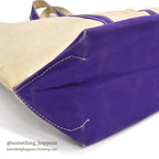 ~1980's L.L.BEAN BOAT AND TOTE / PURPLE ...