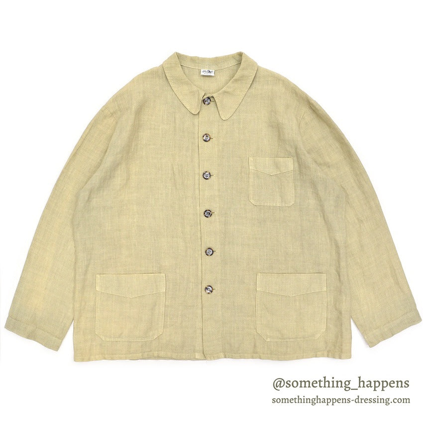 CP SHADES LINEN WORK JACKET / TAN ... L