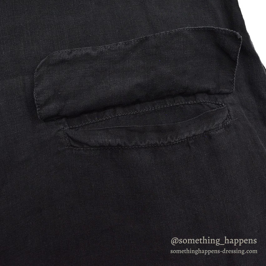 1990's CP SHADES LINEN JACKET / BLACK...M