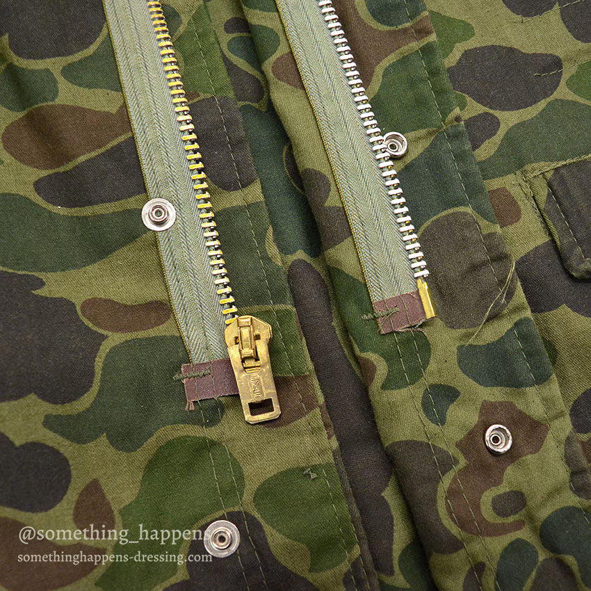 1970's CIVILIAN M-65 DUCK HUNTER CAMO JACKET WPL10881 / ALMOST DEADSTOCK ... M