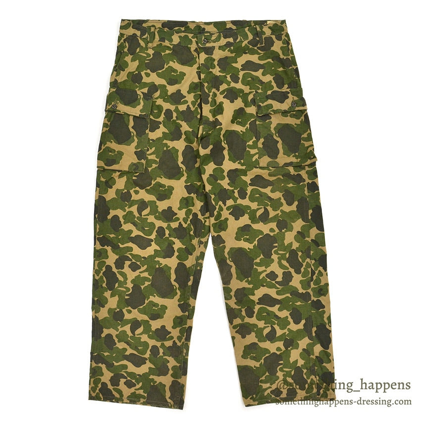 1960's BULLSEYE BILL CAMO COTTON PANTS / TYPE M-43...