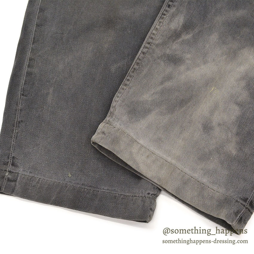 1960's UNKNOWN BLACK FADED FRISCO PANTS ... W32/L27