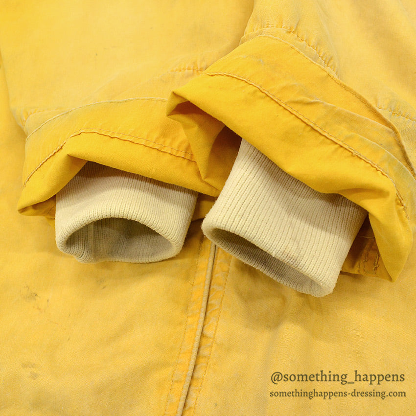 1960's REI ALPINE PATROL VENTILE PARKA / YELLOW...