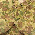 1940's USARMY WW2 FROG SKIN CAMO HBT JACKET / MODIFIED... 36R