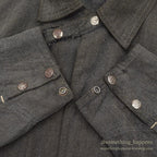 1930's MONTGOMERY WARD SALT AND PEPPER COVERALL / CHIN STRAP & SNAP BUTTON ...