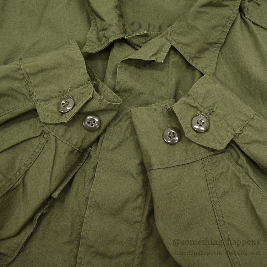 1960's USARMY JUNGLE FATIGUE JACKET 2nd / STENCILED BACK... LR