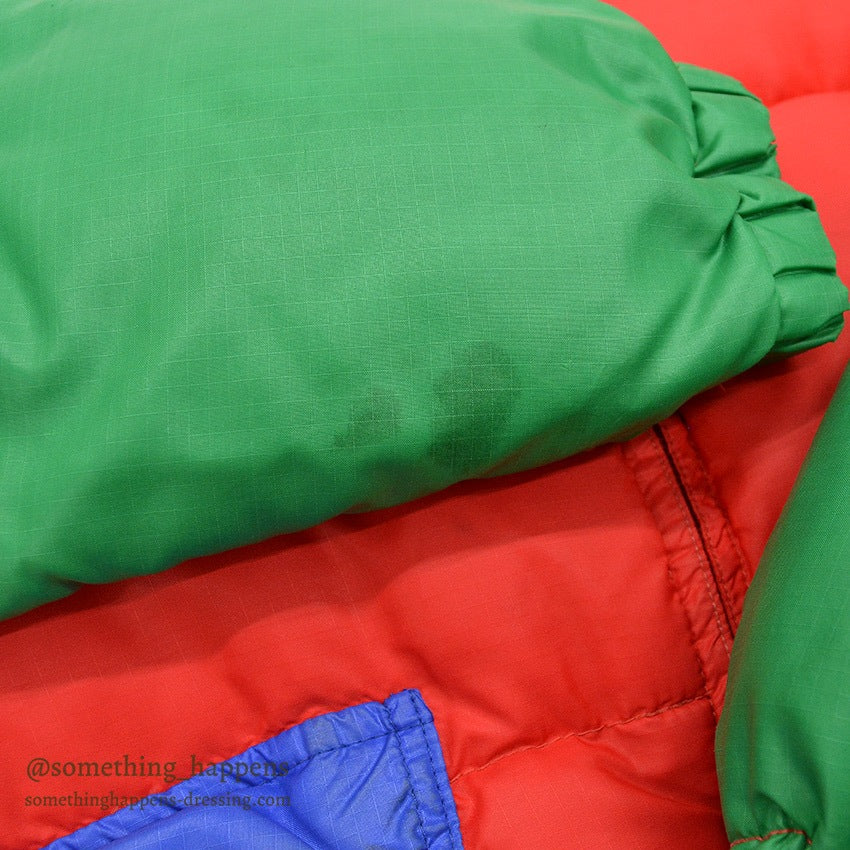 1970's Daniel S. Reid MULTI COLOR DOWN JACKET / EXTREMERY RARE... M