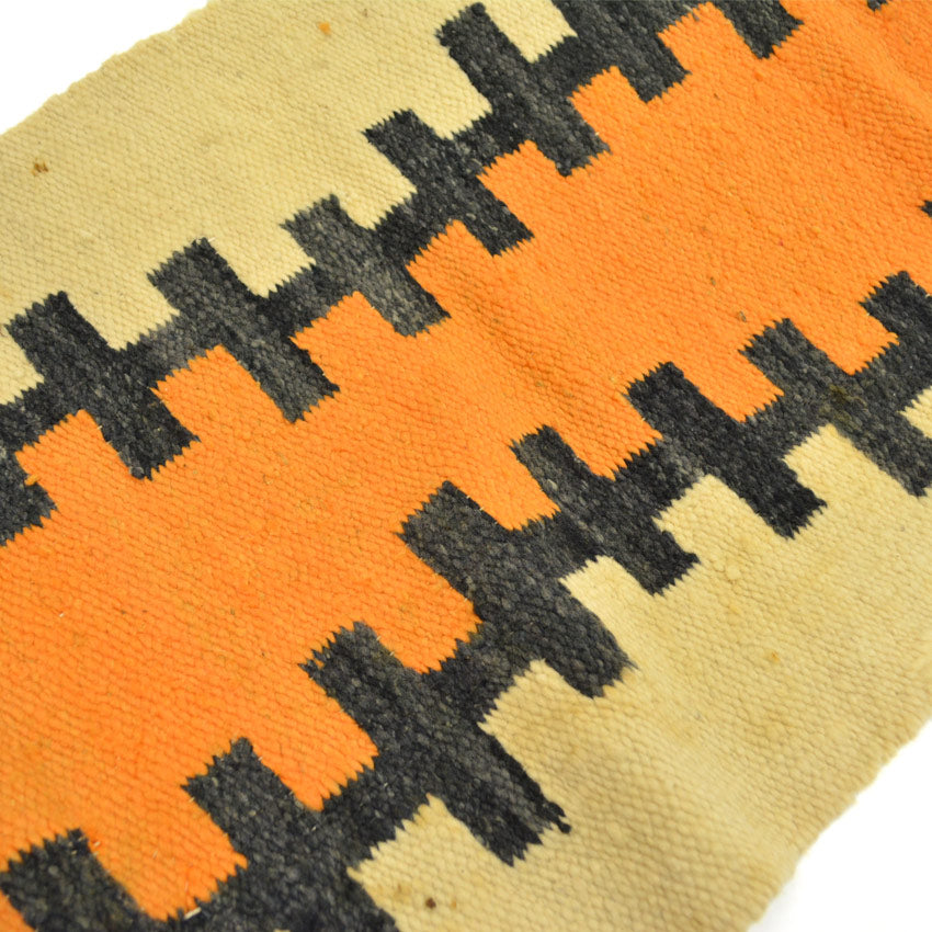 ~1940s Navajo Rug Saddle Blanket 45cm x 98cm...