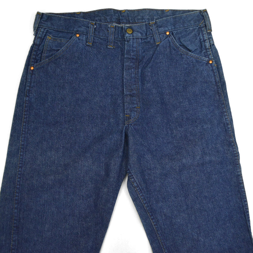 60's E&W The Plains RIDER INDIGO DENIM PANTS RODEO PAINT