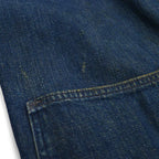 1940s US Navy Shawl Collar Denim Jacket, Dark Navy, Multiple Stencils...