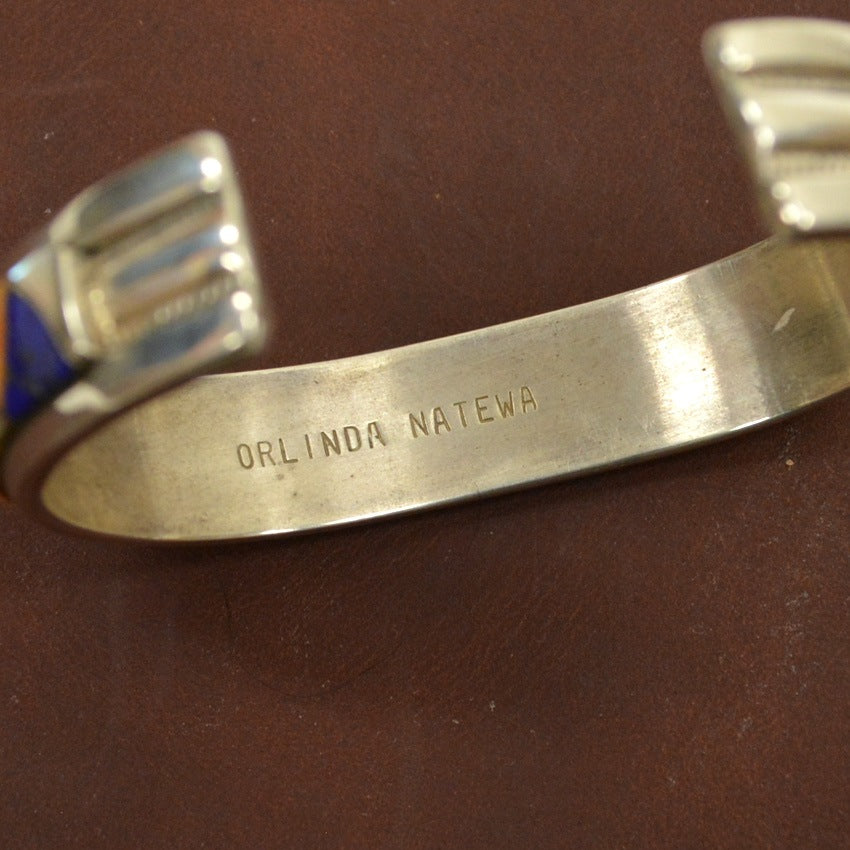 ZUNI ' ORLINDA NATEWA ' チャンネルインレイ Silver Bangle ...