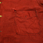 ~50's Unknown 'Houndstooth' Print Flannel Super Big...