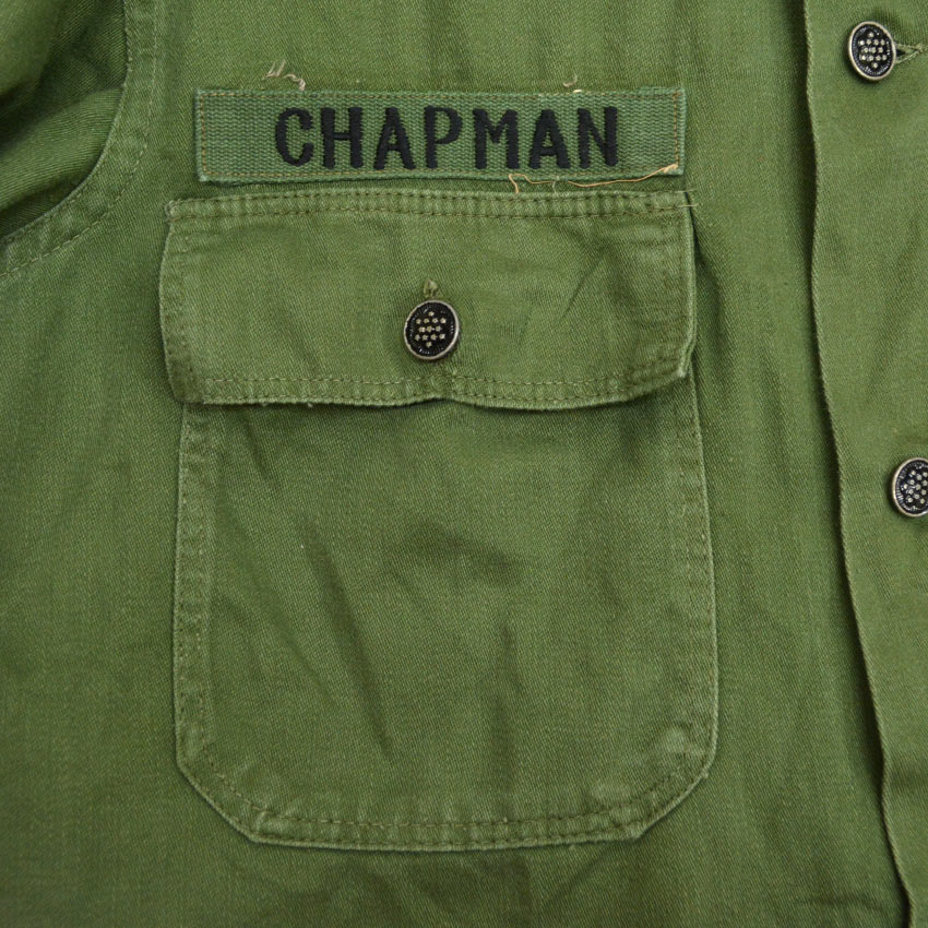 1950s US Army 13-Star Button Cotton Utility Shirt...