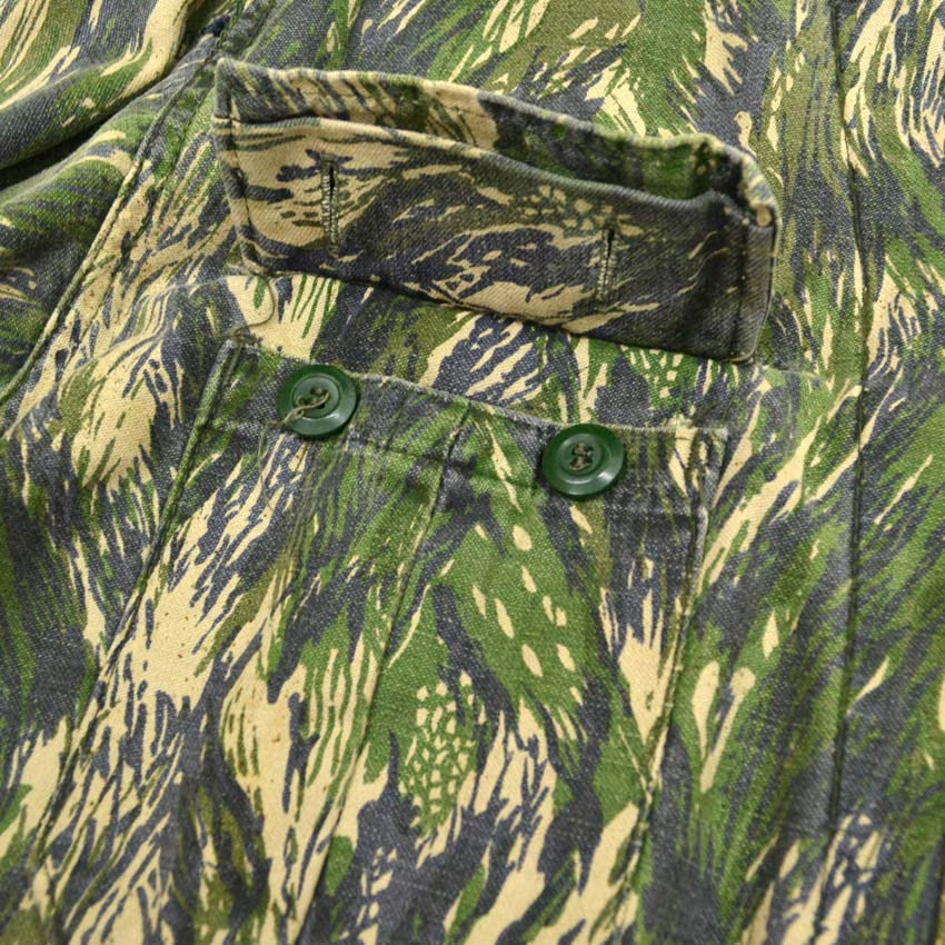 70's~ 'Greek seaweed pattern' Military BDU Jacket...