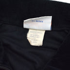 70's NIKE ALL BLACK VELOR TRACK JACKET... L