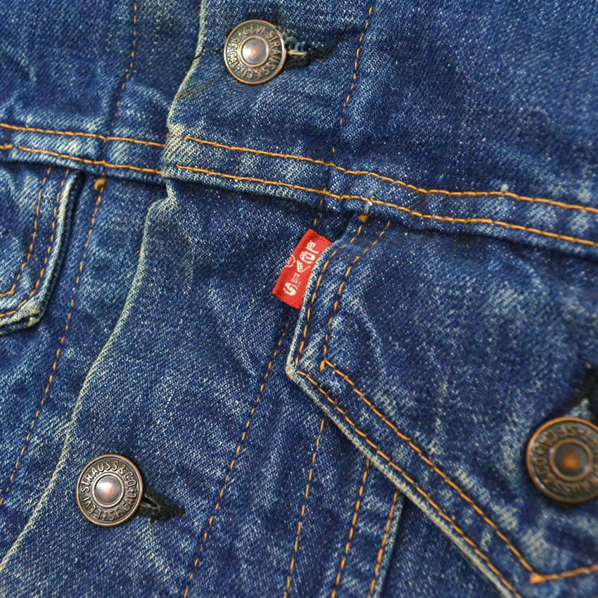 70's Levi's 70505 Denim Jacket with Blanket...