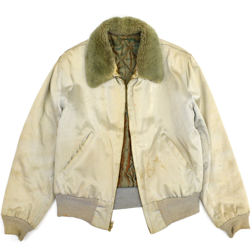 50's B-15 Type Silver Satin Jacket ...As-Is
