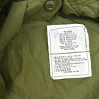 80's Deadstock USARMY M-65 OD 3rd Brass Zipper ... SR