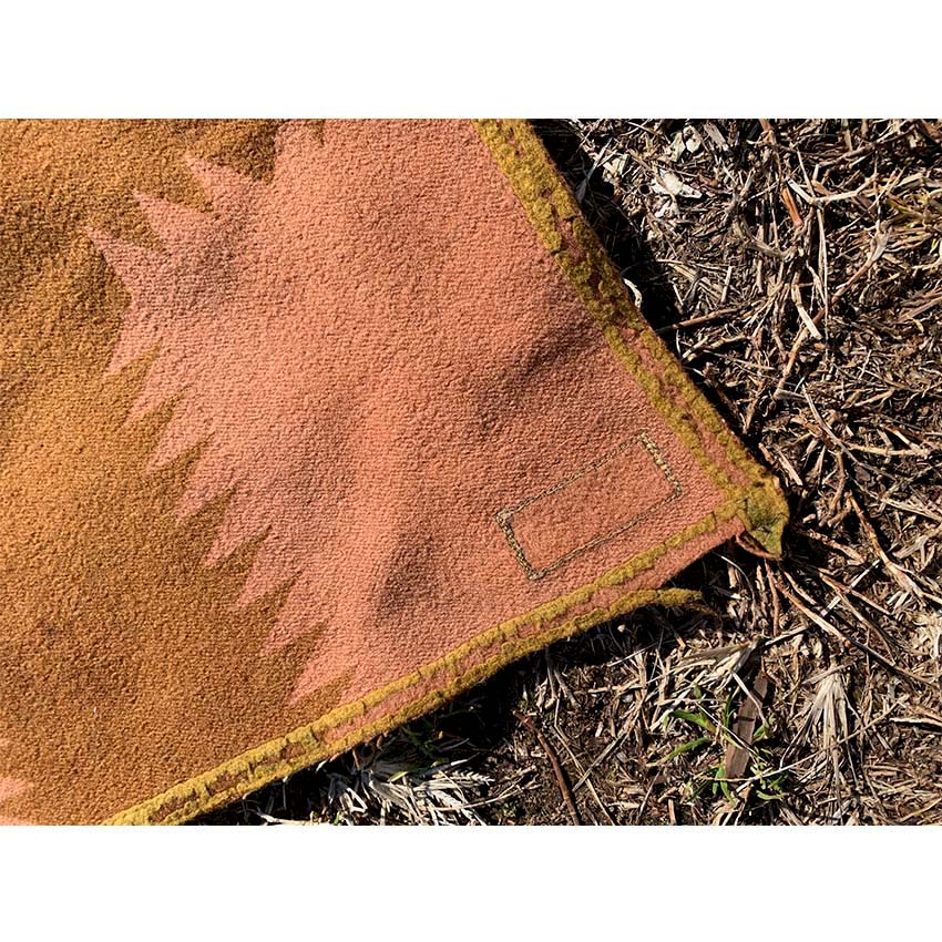 c.1920's~ PENDLETON 'ATLANTIC INDIANS' WOOL BLANKET... 152cm×191cm