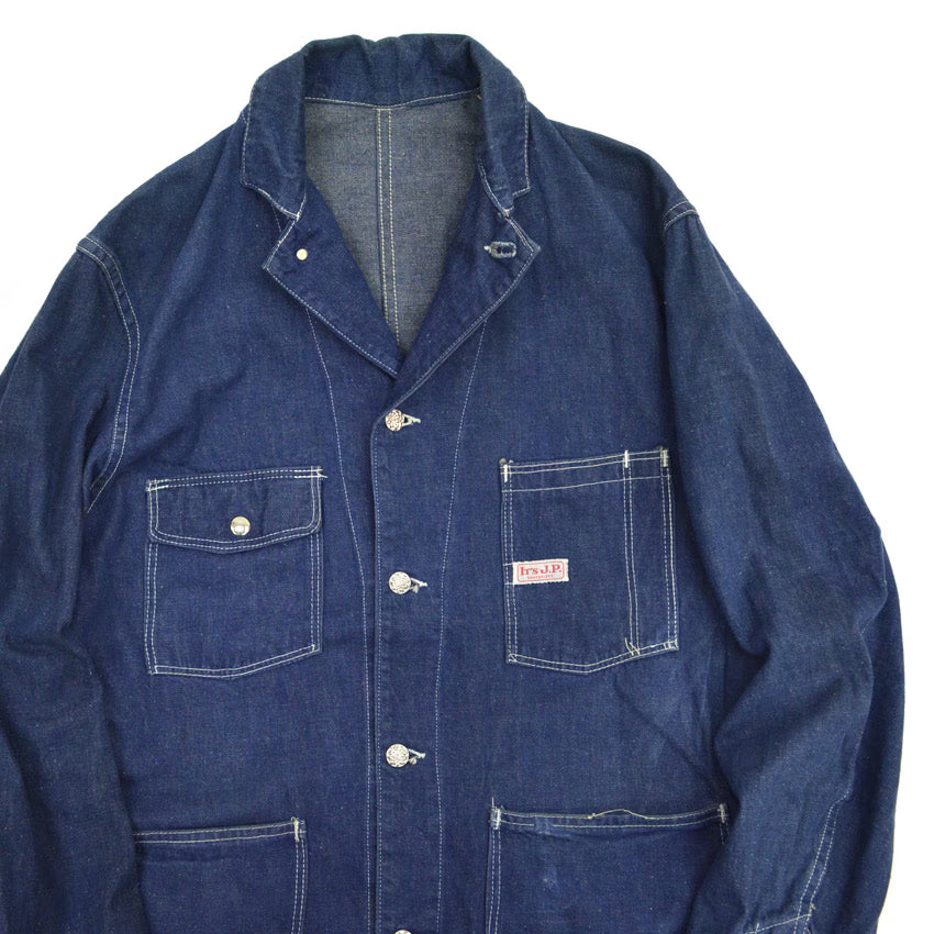40s-era IT'S JP denim coveralls, rare...