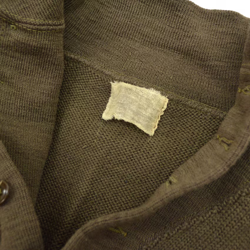 40's USARMY HI NECK JEEP SWEATER OD...