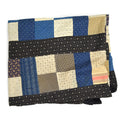 Circa 1880's~1920's Indigo Black Antique Quilt Top... 214cm×190cm