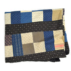Circa 1880's~1920's Indigo Black Antique Quilt Top... 214cm×190cm