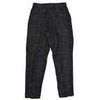 70's COTLER Fleck Pattern Black Wool Slacks...