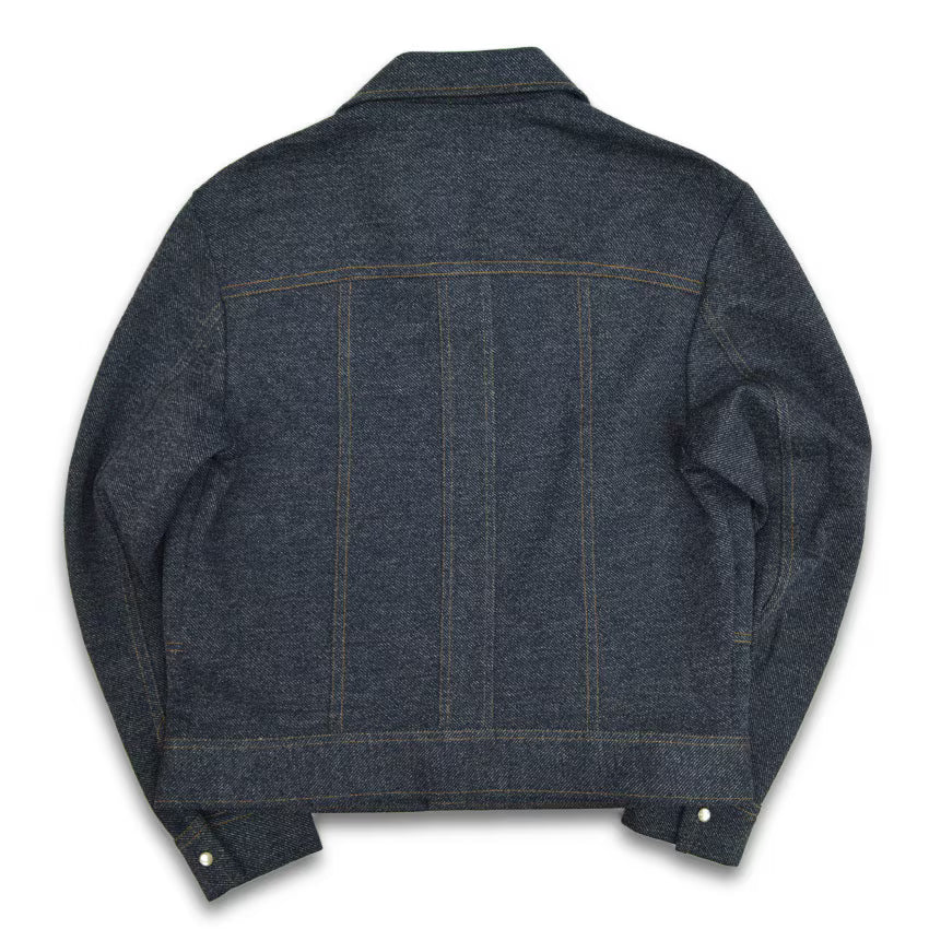 70's Lee jersey material trucker style jacket... LR