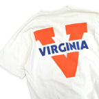 80s-era University of Virginia logo print pocket T-shirt...