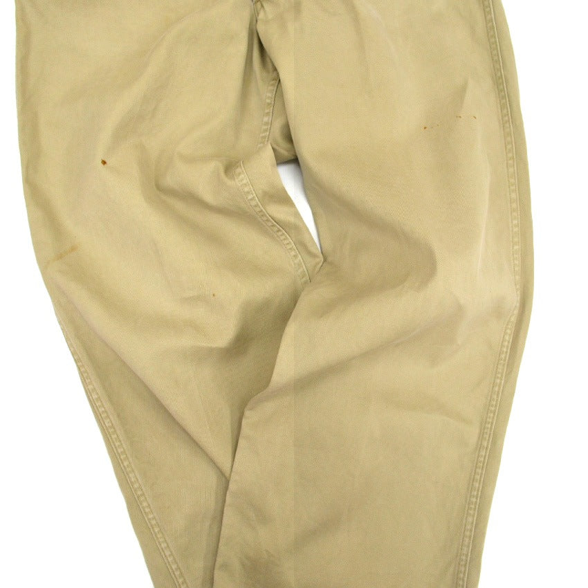 40's U.SARMY 1945 TROUSERS COTTON KAHKI CHINO ... W31 L31