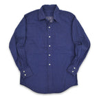 ~70's Small Polka Dots All Cotton Shirt... about S