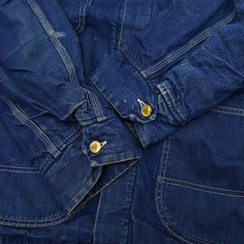 60's Sears Denim Chore Jacket with Blanket...