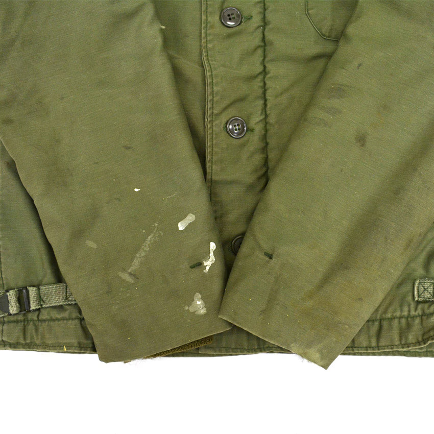 ~70's USARMY A-2 Deck Jacket with Stencil...S