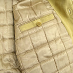80s Calvin Klein suede leather jacket, made in Italy... L