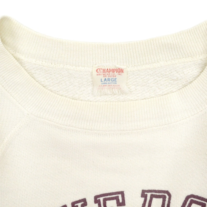 60's Champion University Chicago Run Tag Sweatshirt... L