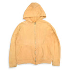 60's Faded Color Sweat Zip Up Hoodie with Separate Pockets...
