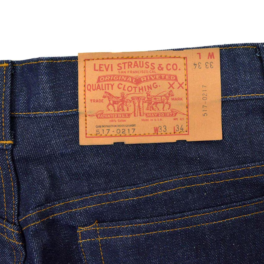1970's Deadstock Levi's 517 DENIM PANTS Made in '79... W33 L34