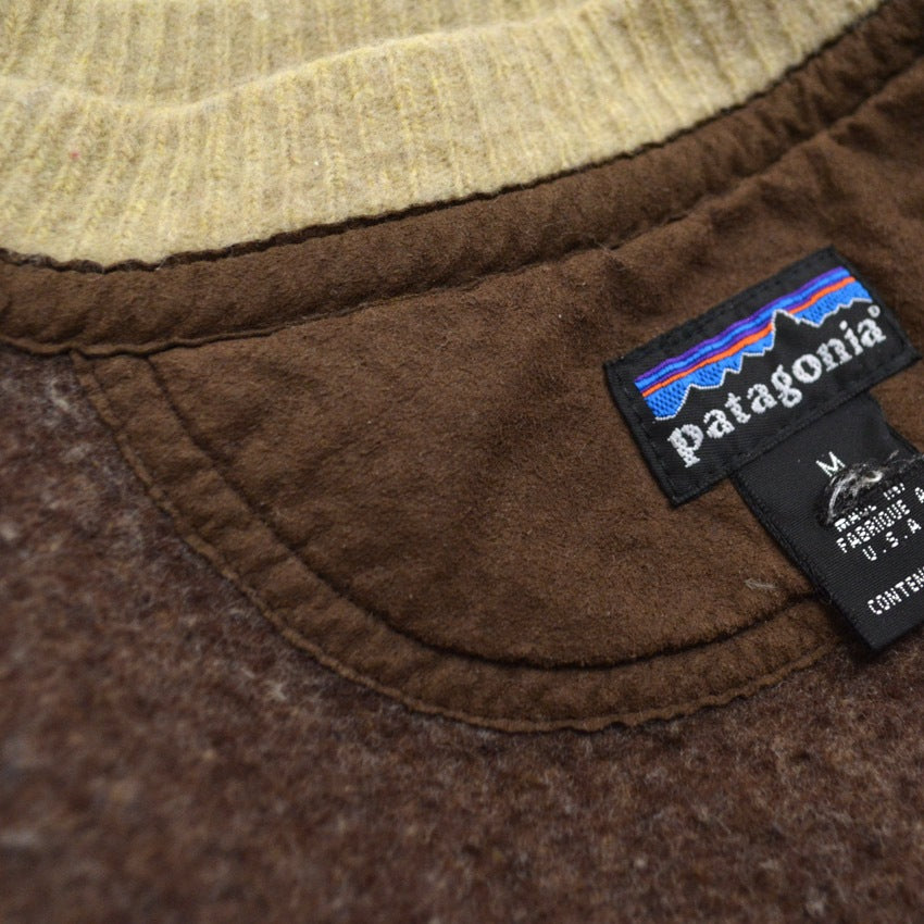 2002' FALL PATAGONIA REVERSE PILE SWEAT SHIRT USA製 ... M