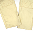 1970's BIGMAC 生成り DOUBLE KNEE OVERALL WITH APRON ... W34 L31