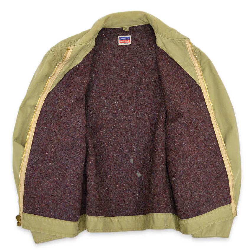 1950's~ BIGMAC PENNEY'S COTTON TWILL WORK JACKET BLANKET...