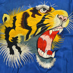1950s JAPAN SOUVENIR JACKET (Sukajan) with Tiger Face and Speed ​​Zipper...