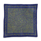 1940's~ OLD PAISLEY BANDANA NAVY both ears...