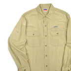 1950's PENNEY'S BIGMAC US SMOKE JUMPERS STENCIL POPLIN SHIRT ... M