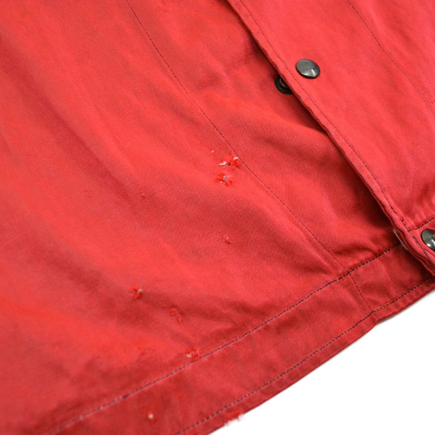 1960's USNAVY FLIGHT DECK CREW VEST RED...L/XL