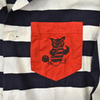 1950's VARSITY JAIL BIRDS STRIPES COSTUME SHIRT ... M