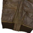1940's USNAVY M-422A FLIGHT JACKET EDMUND T.CHURCH CO... 38