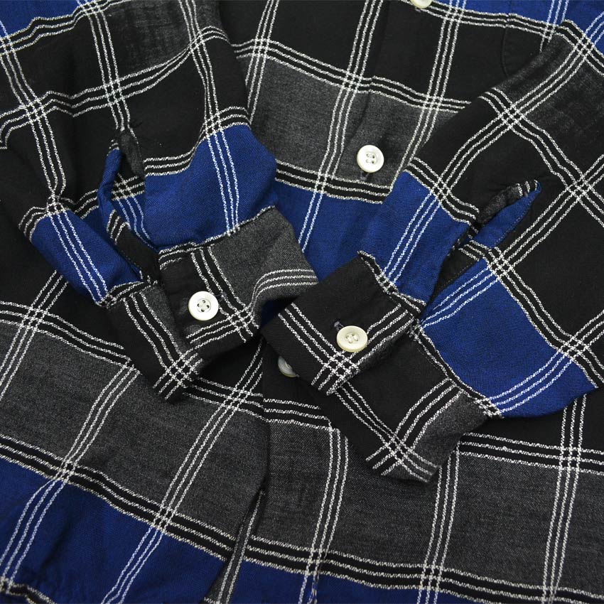 ~60's Truval Plaid Rayon Shirt...M