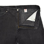 1990's Levi's 550 BLACK DENIM SHORTS... W36 L00